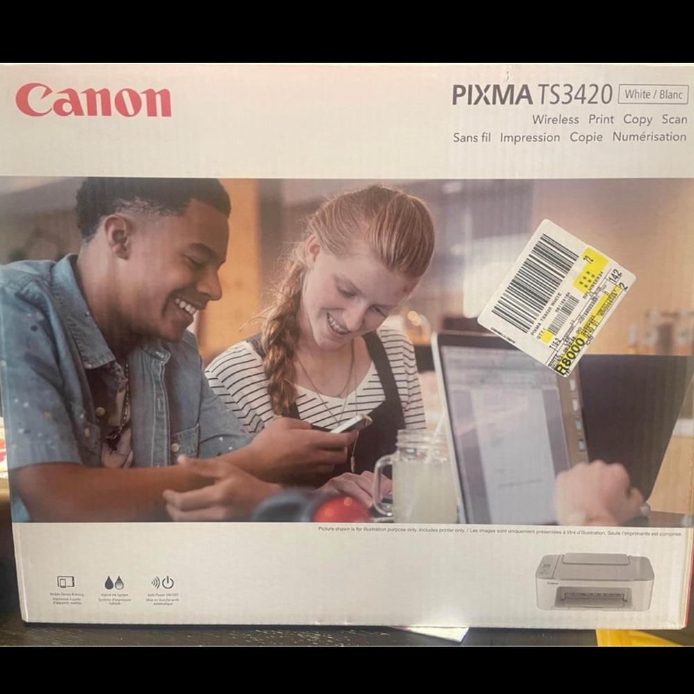 Canon PIXMA T3420, color white